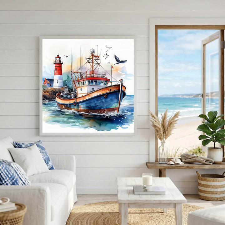 Fishing Boat Canvas