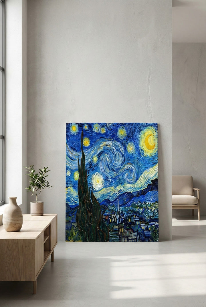 Starry Night Inspired Canvas Wall Art