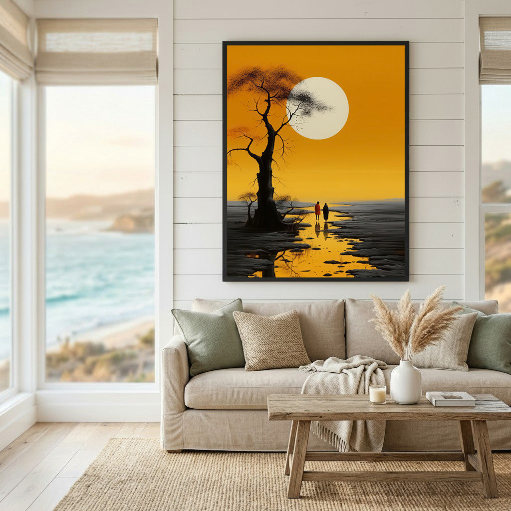 Golden Horizon Canvas