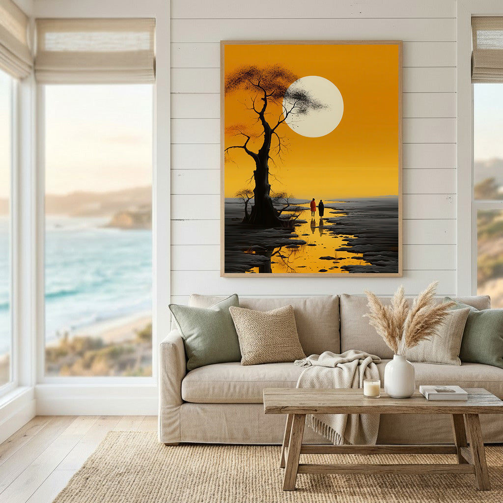 Golden Horizon Canvas