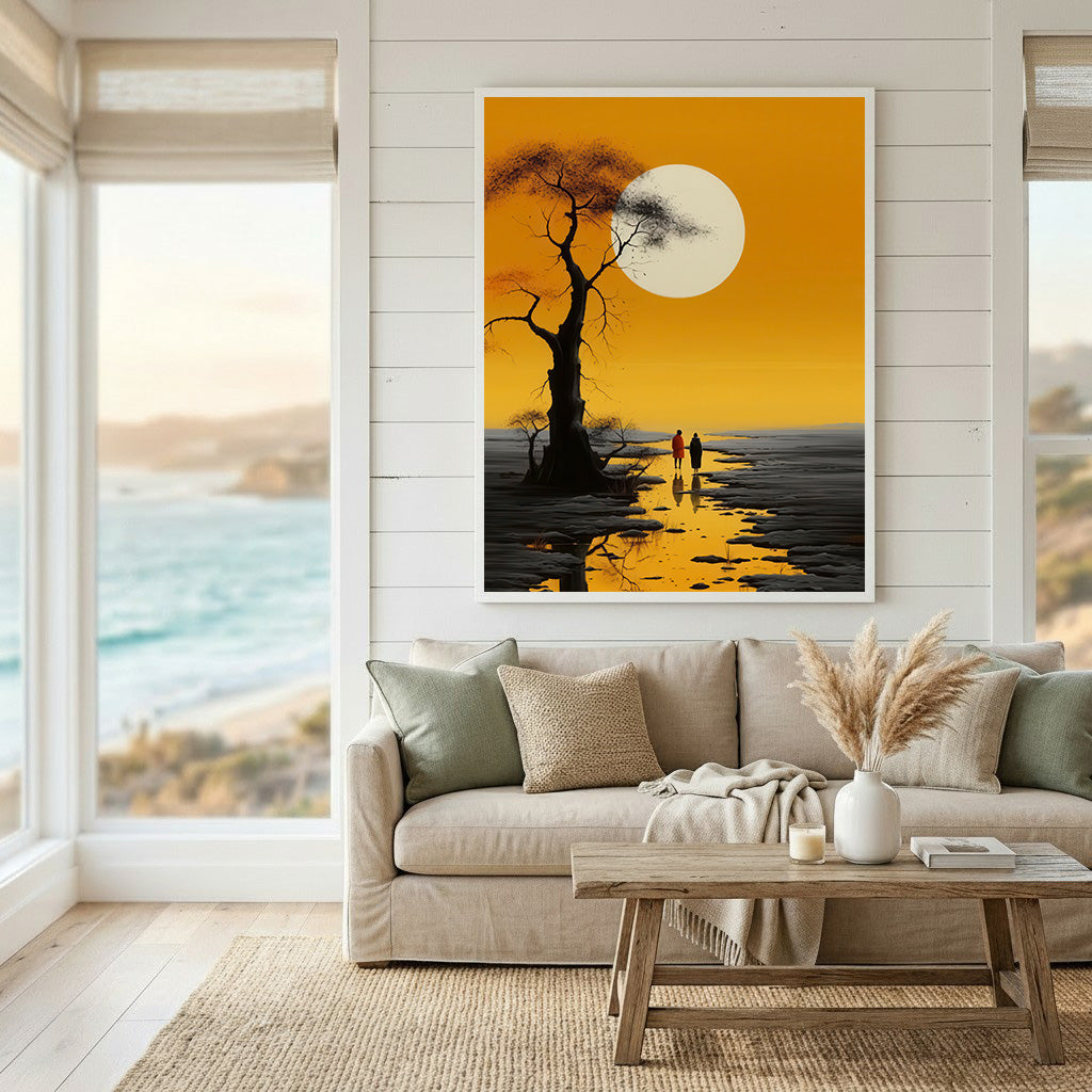 Golden Horizon Canvas