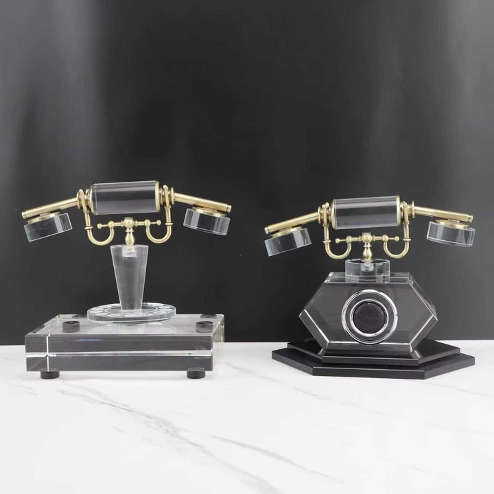 Vintage Crystal Telephone Decor