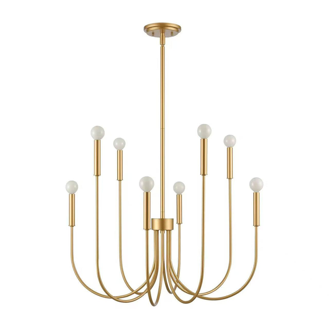 Black - Brass - Chrome- white  color Chandelier