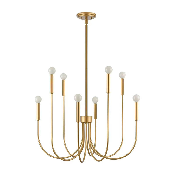 Black - Brass - Chrome- white  color Chandelier