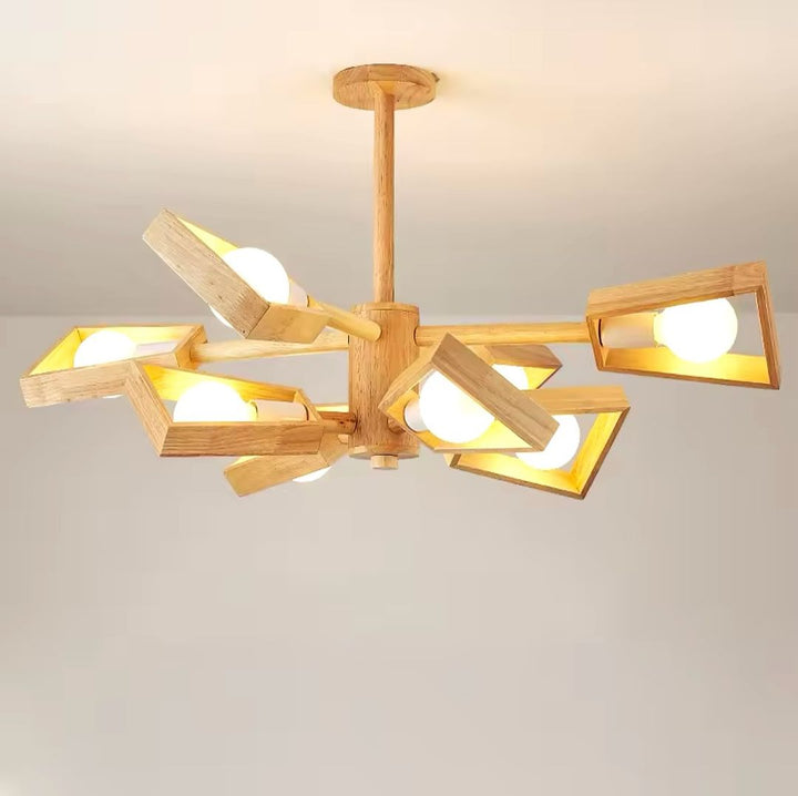 Scandinavian Wooden Ceiling Light