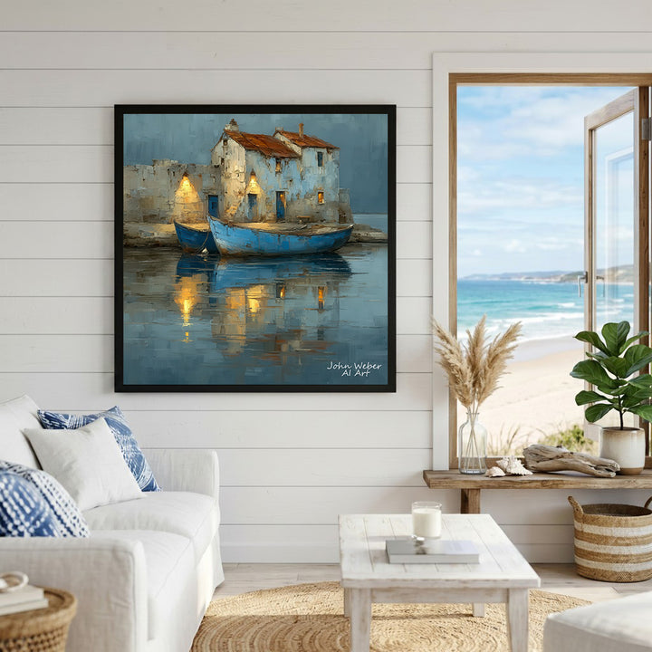 Coastal Harbor Canvas Art