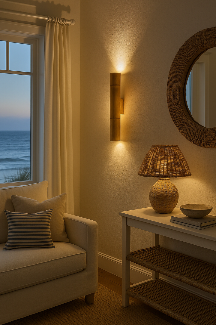 Vertical Bamboo shape Wall Light (aluminum)