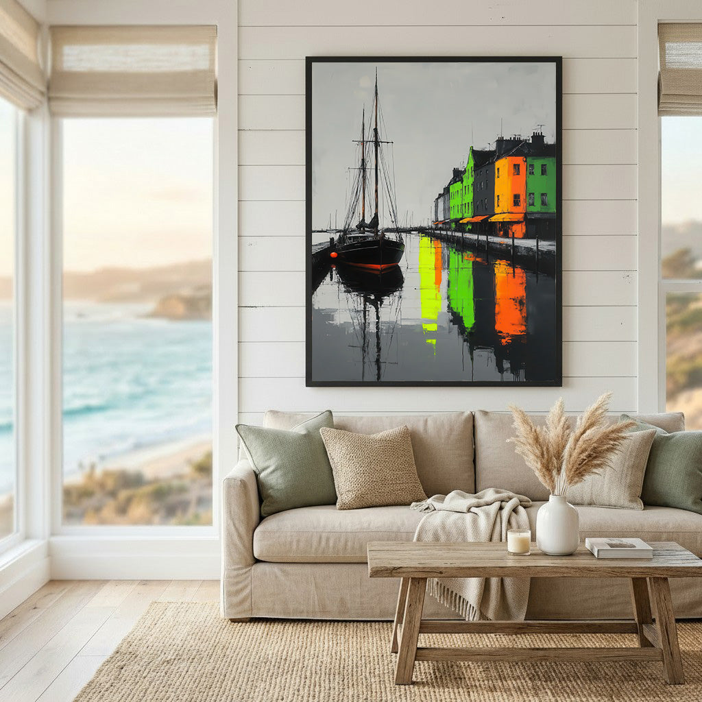Harbor Reflections Canvas