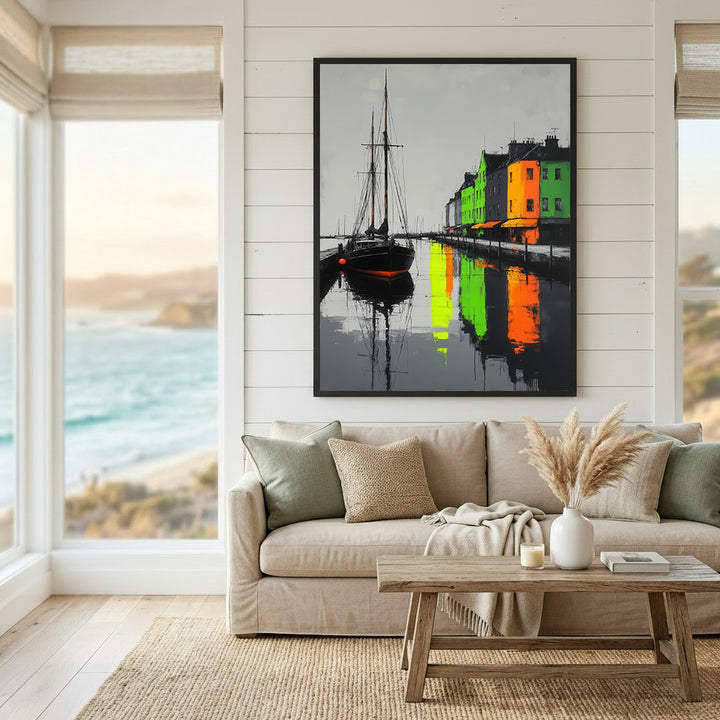 Harbor Reflections Canvas