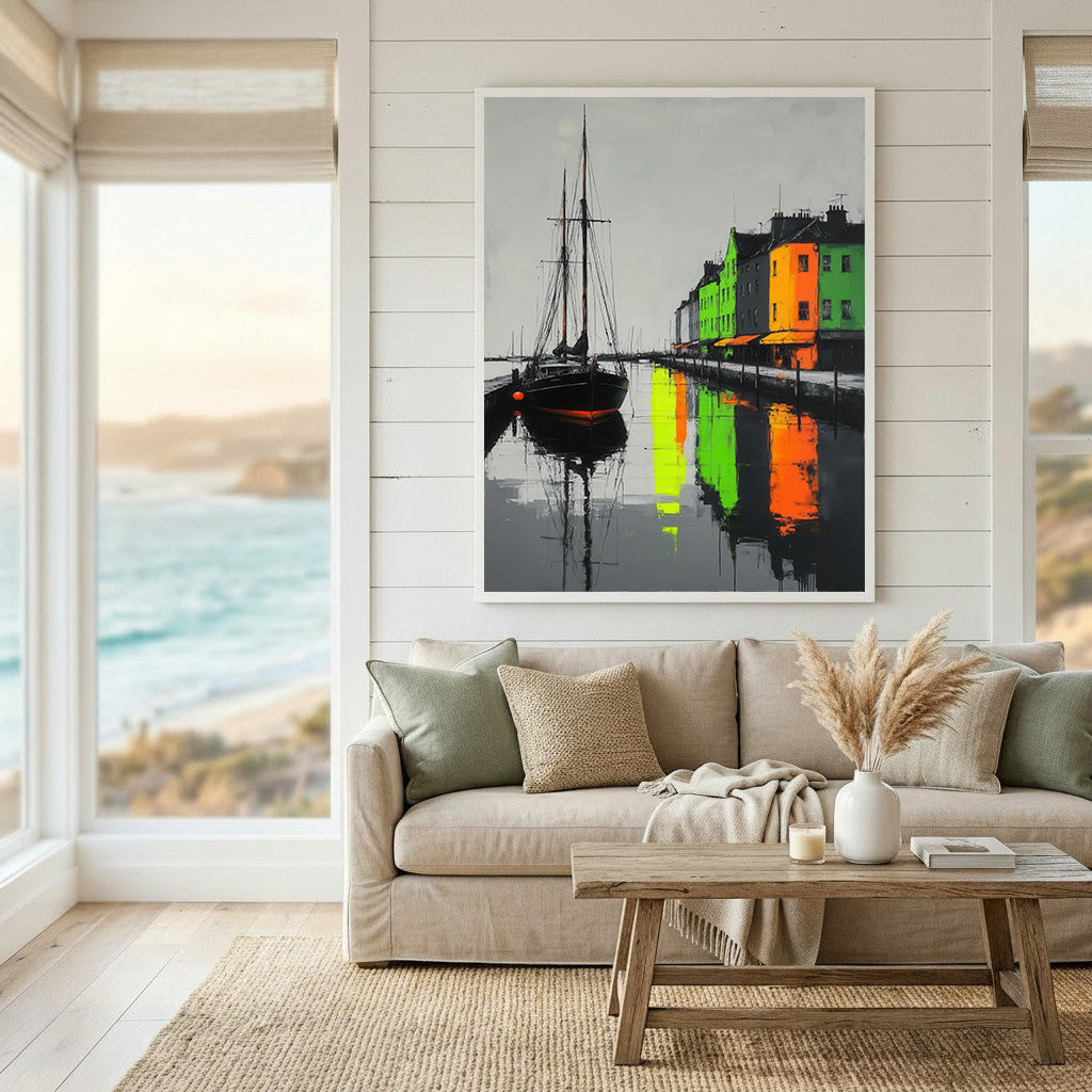 Harbor Reflections Canvas