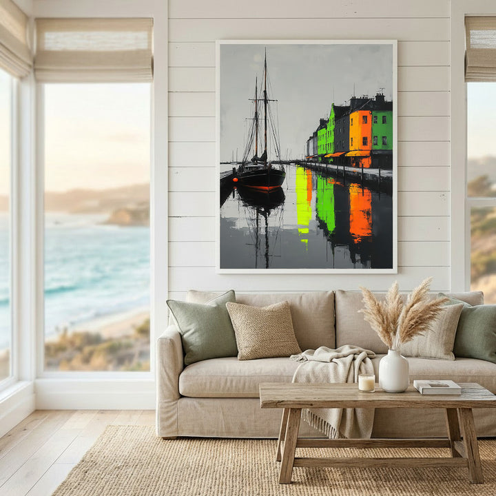 Harbor Reflections Canvas