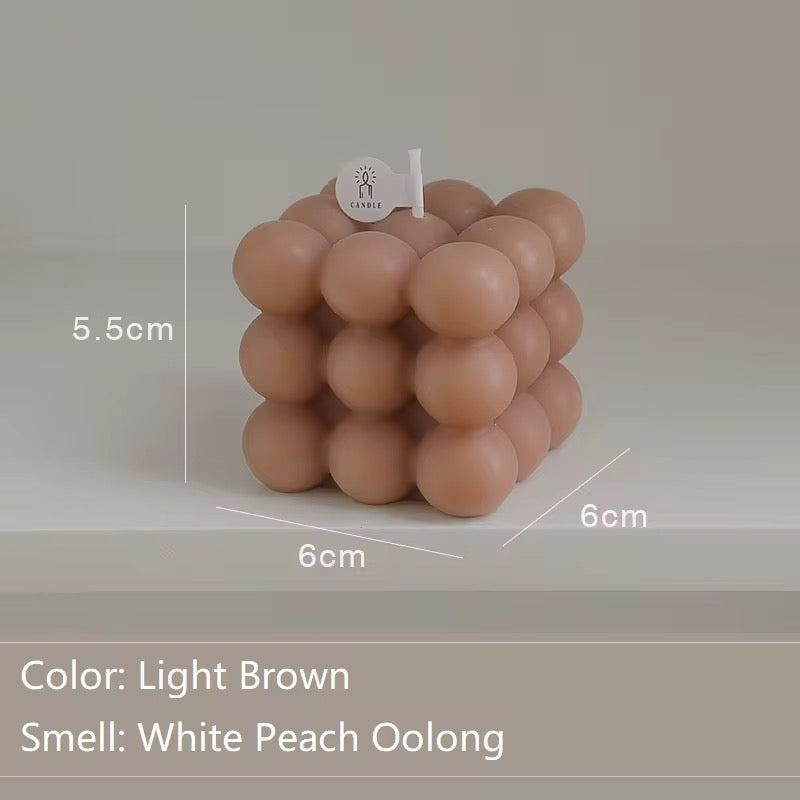 Handmade Bubble Cube Candle pack of 12