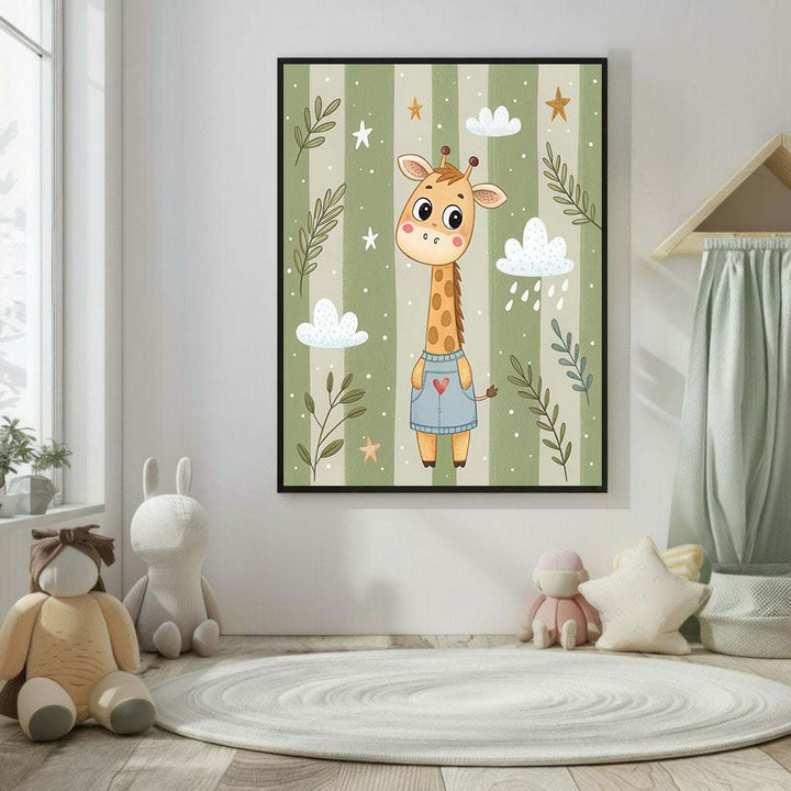 Cute Snail Friends Kids Canvas