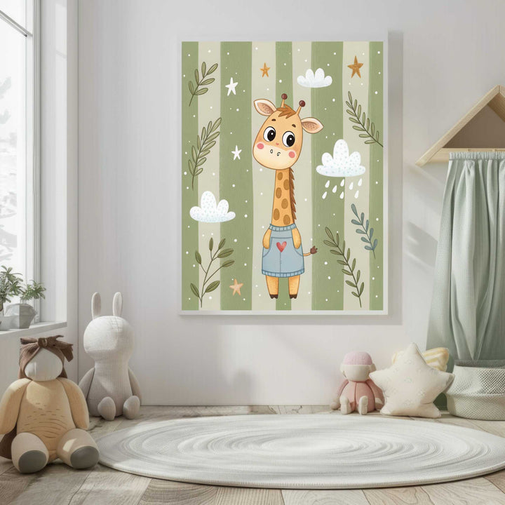 Cute Snail Friends Kids Canvas