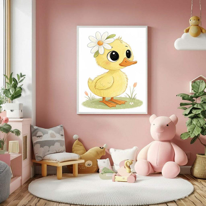 Cute Duckling Nursery Canvas