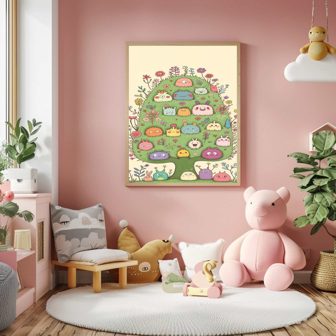 Cute Fantasy Tree Friends Canvas