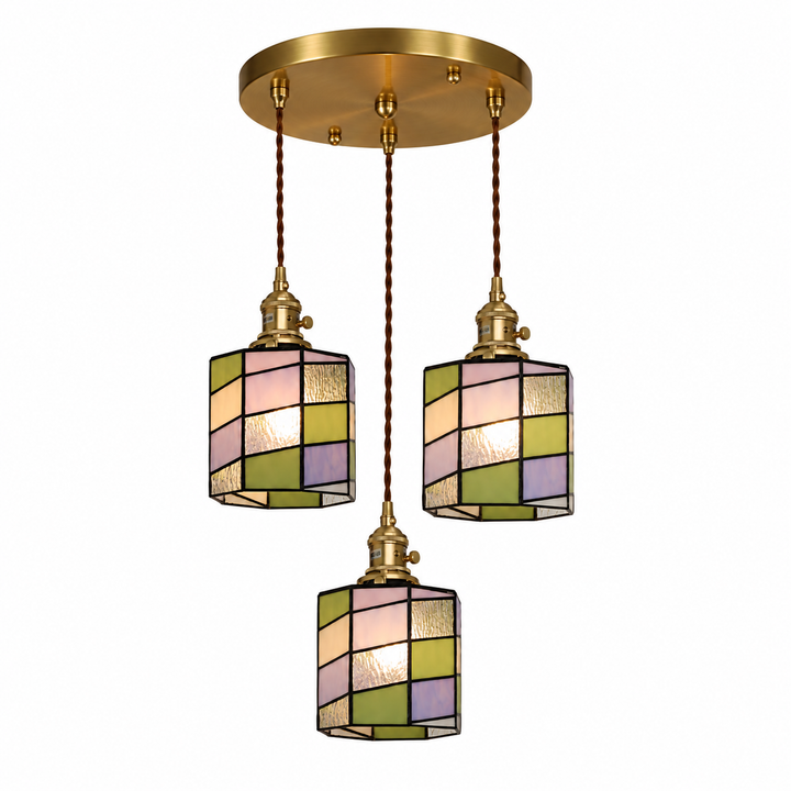 Mosaic Pastel Tiffany Pendant
