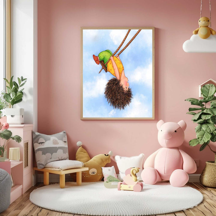 Playful Swing Kids Canvas