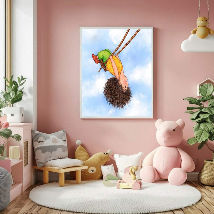 Playful Swing Kids Canvas