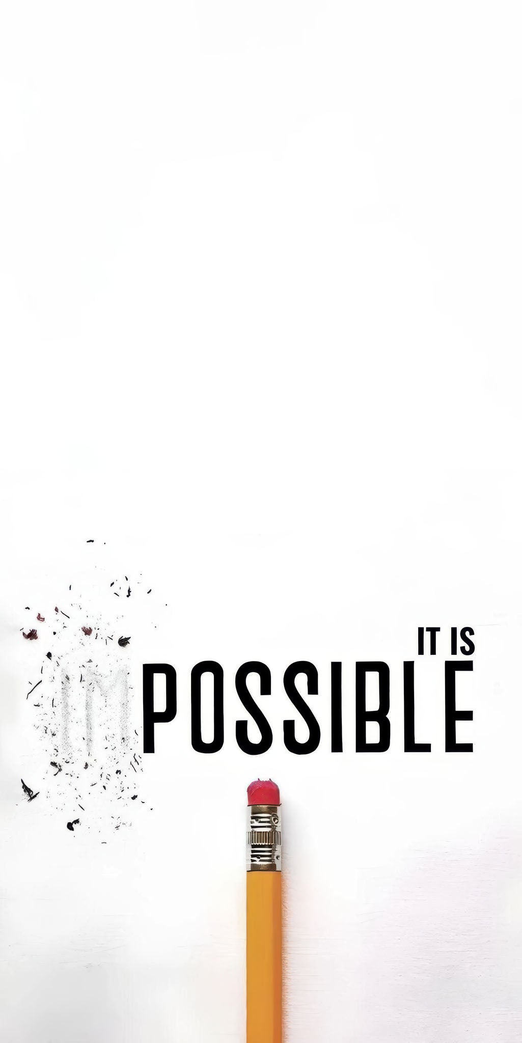 It Is Possible Pencil Canvas with motivational pencil design on premium canvas in MDF frame
