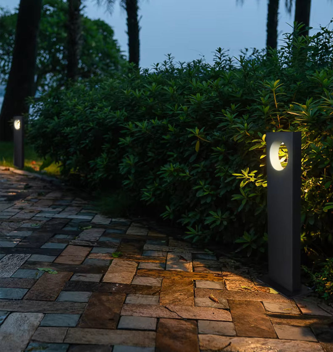 Modern LED Flat Hole Lawn Lamp