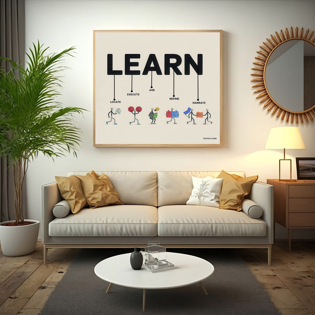 Learn Growth Process Motivational Canvas
