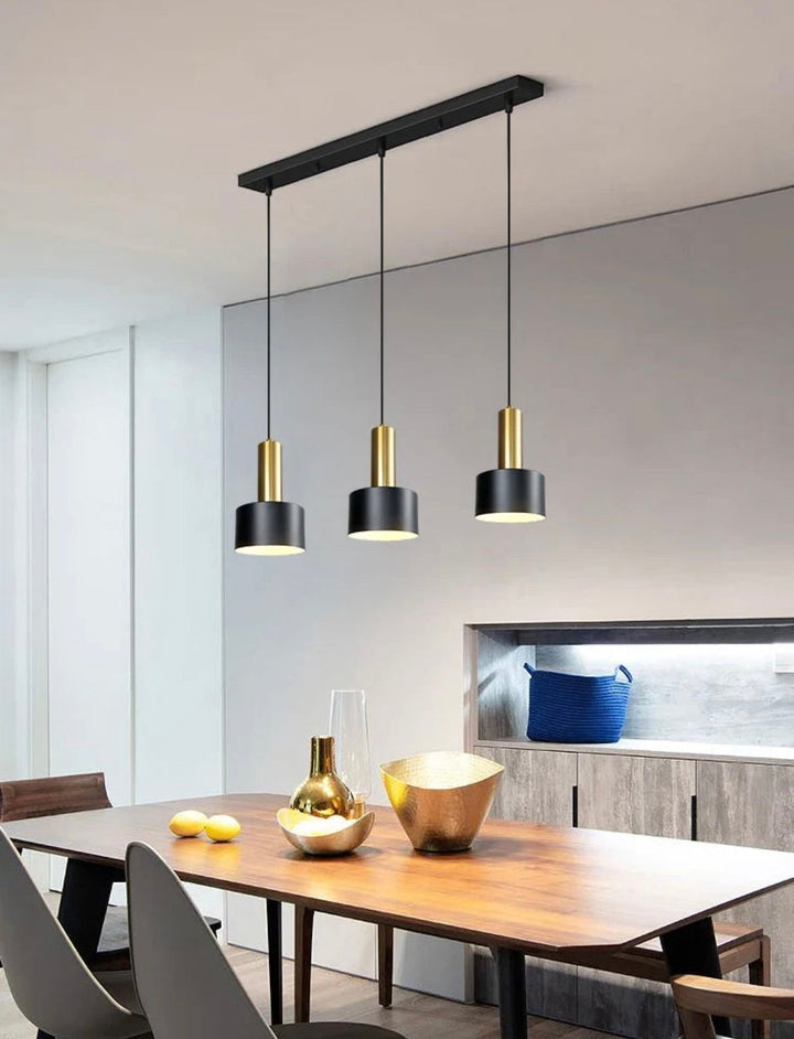 Black and Gold Pendant Light