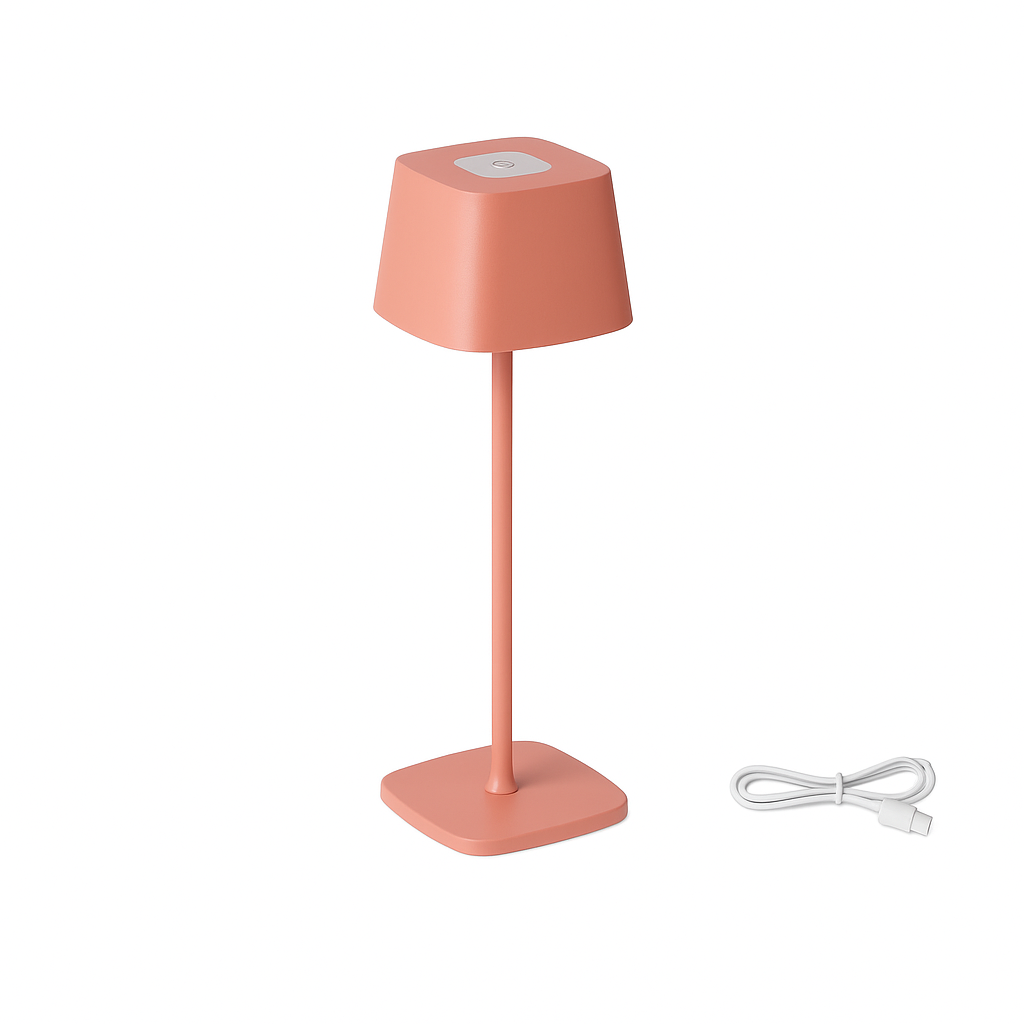 Modern Rechargeable LED Table Lamp - Touch Dimmable with USB-C Charging