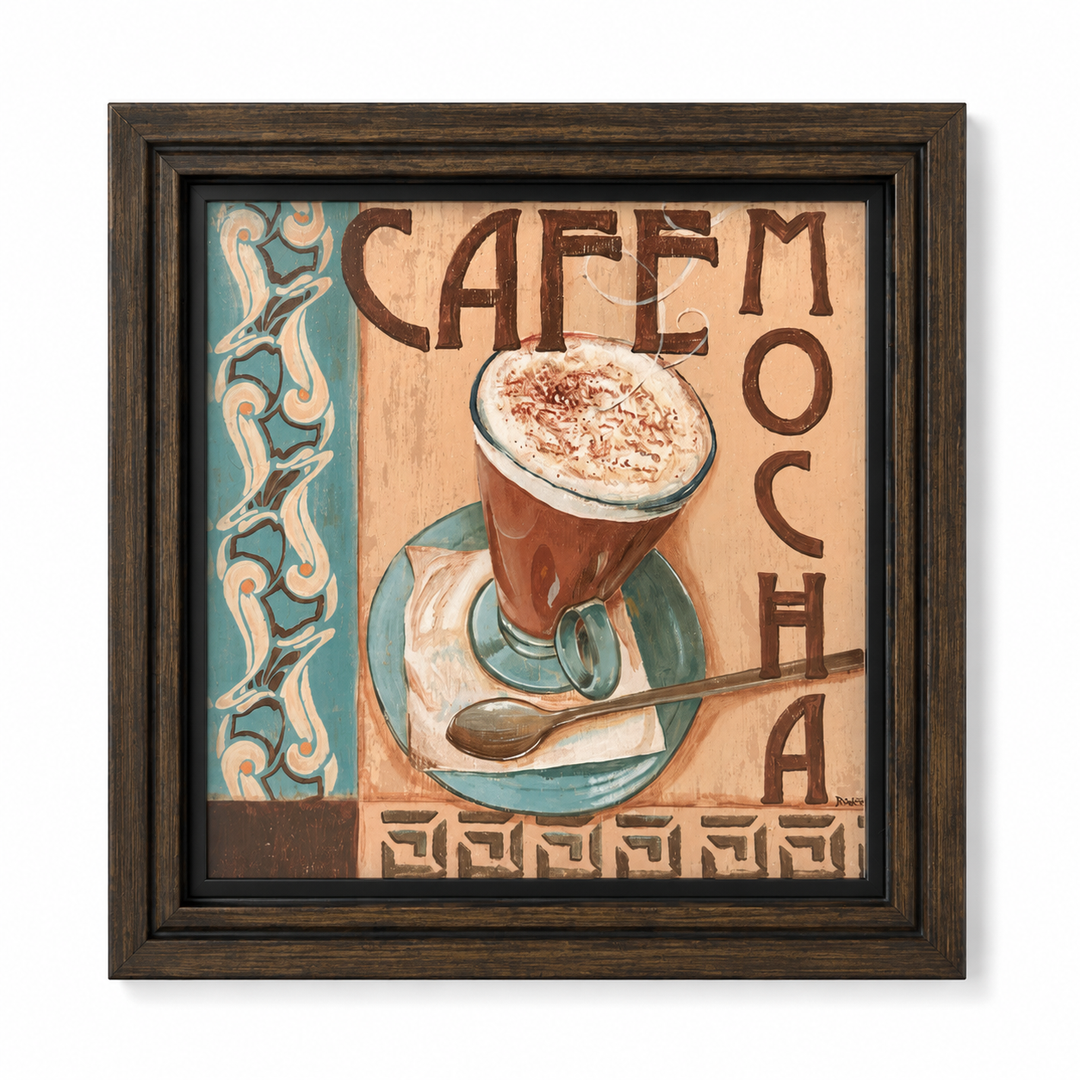 Mocha CafÃ© Wall Art 25 cm