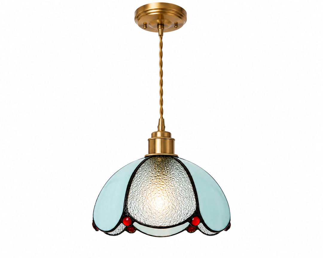 Azure Bloom Tiffany Wall Light