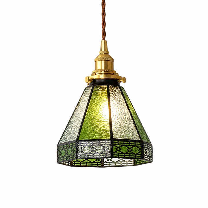 Green Tiffany Pendant Light