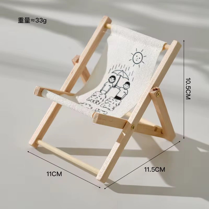 Mini Wooden Chair Decor set of 3