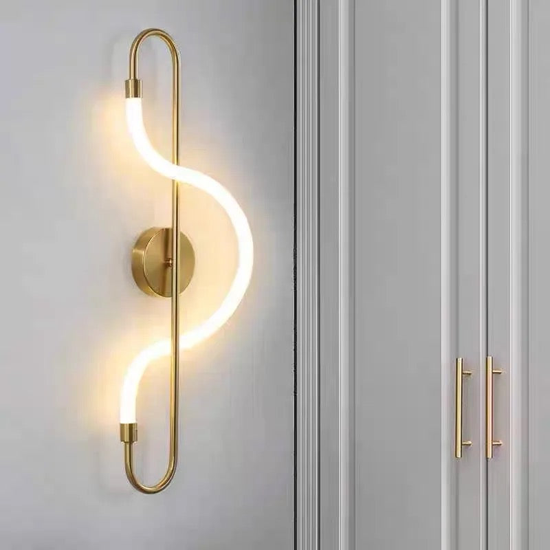 Modern LED Loop Wall Lamp