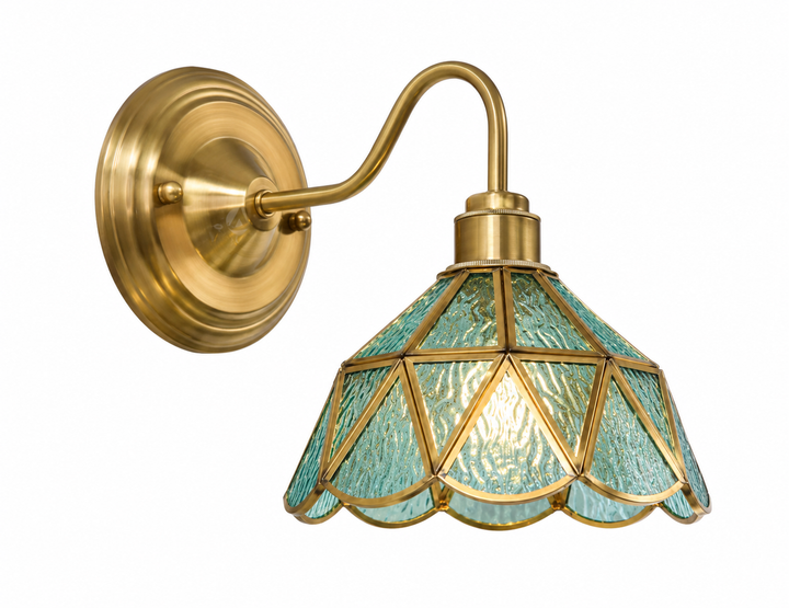 Aqua Tiffany Wall Sconce