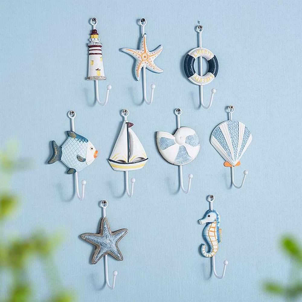 Nautical Wall Hooks Set of 3