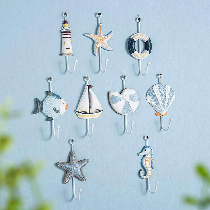 Nautical Wall Hooks Set of 3