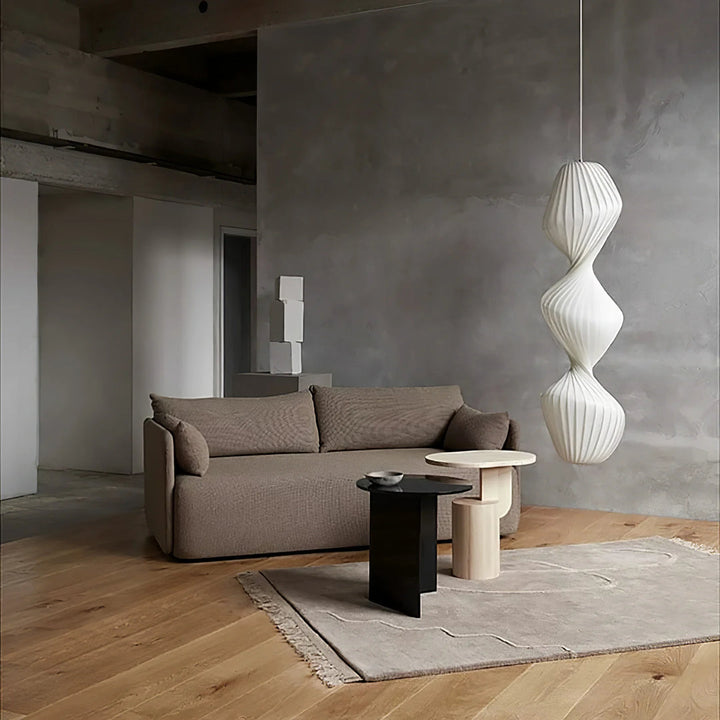 Modern TWIST Sculptural Pendant & floor Light