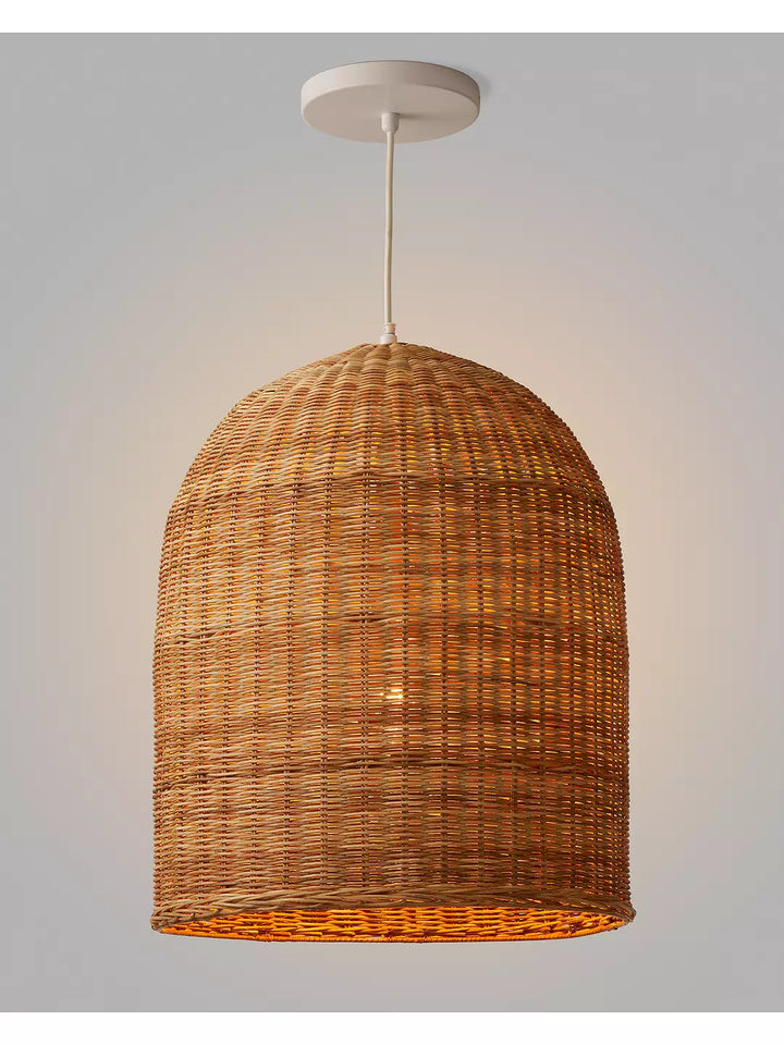 Natural Woven Pendant Light