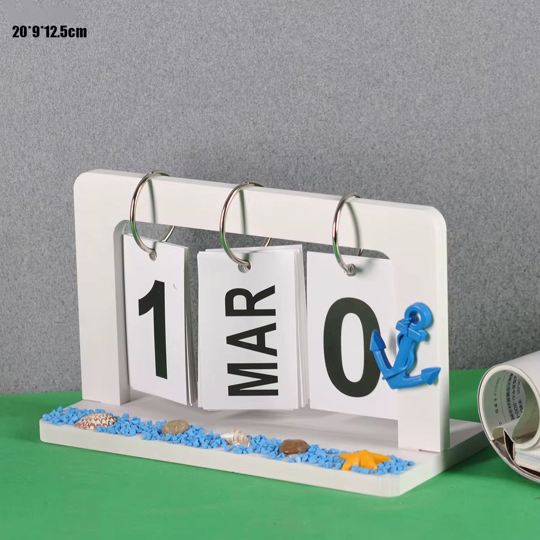 Nautical Desktop Perpetual Calendar