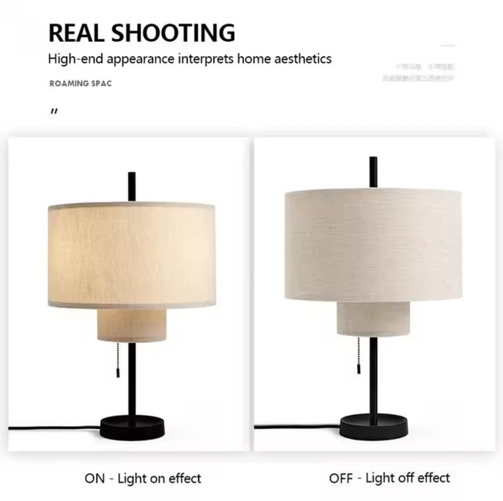 Modern Floor Lamp | Table Lamp | Pendant light Set with Fabric Shades