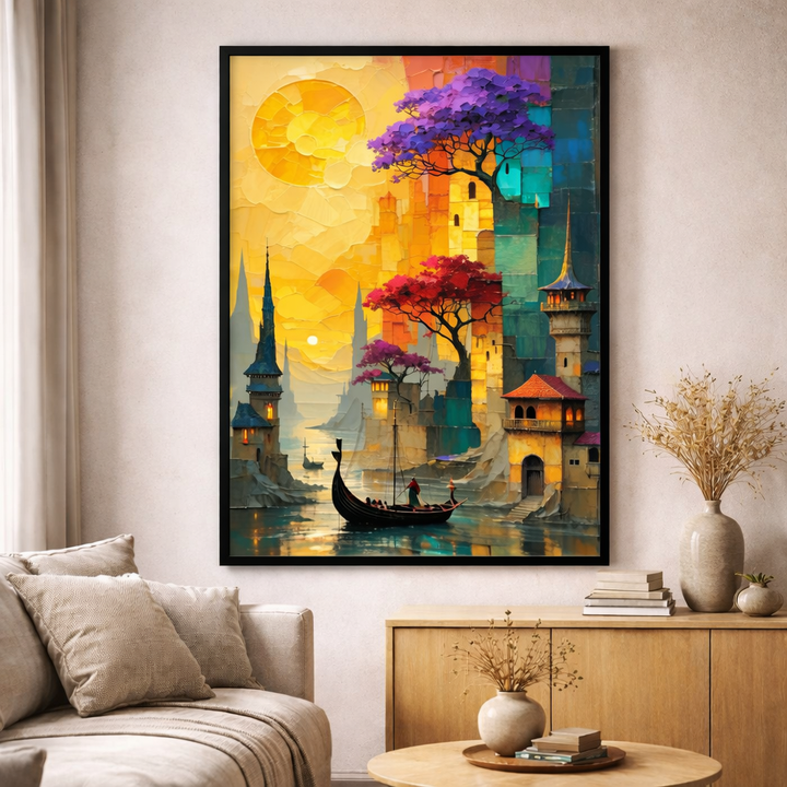 Fantasy City Canvas