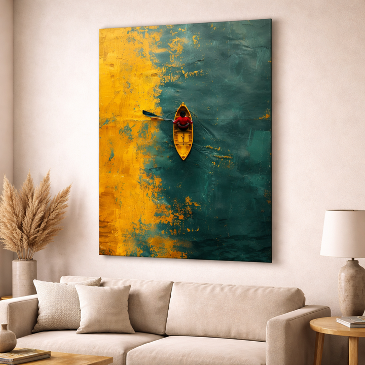 Kayak Abstract Canvas