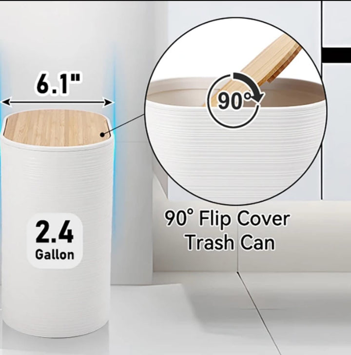 Minimal White Bathroom Accessory Set