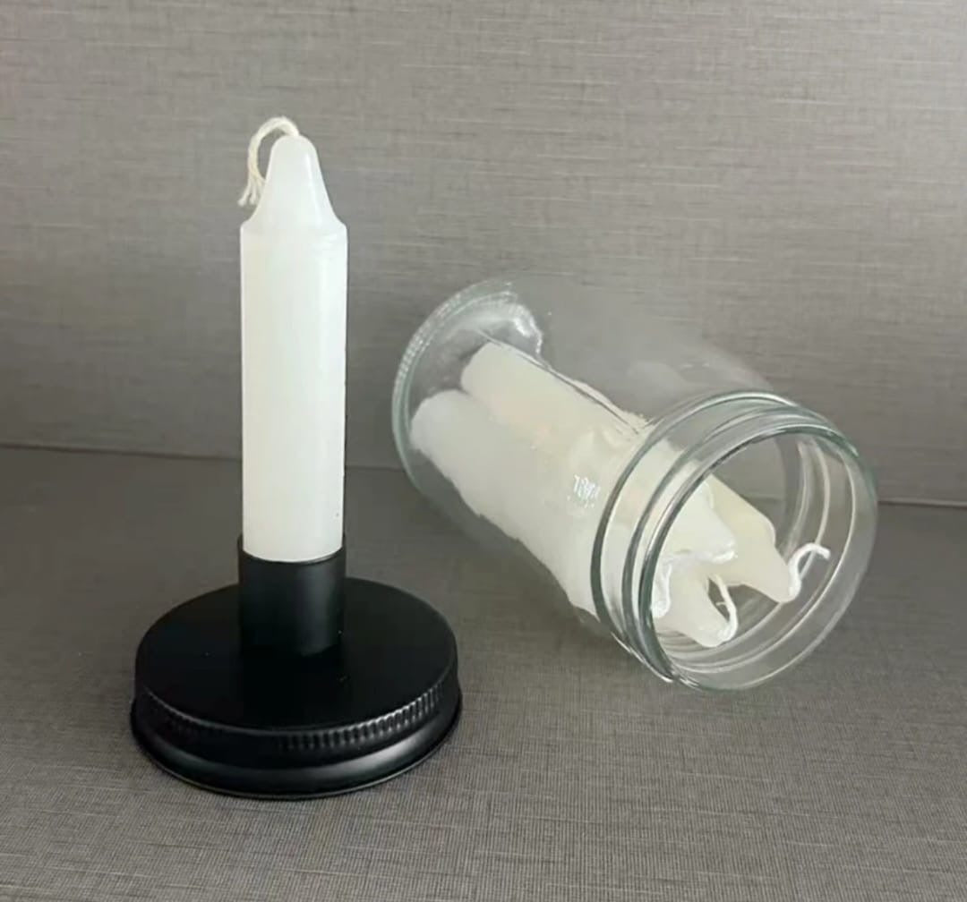 Glass Candle Holder Set
