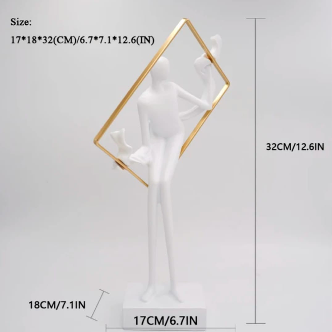 Abstract Frame Dancer Sculpture