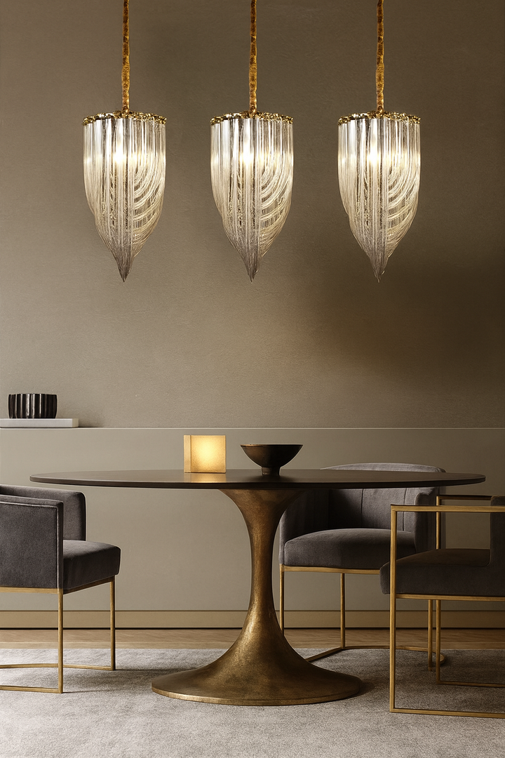Crystal Fringe Pendant Lights