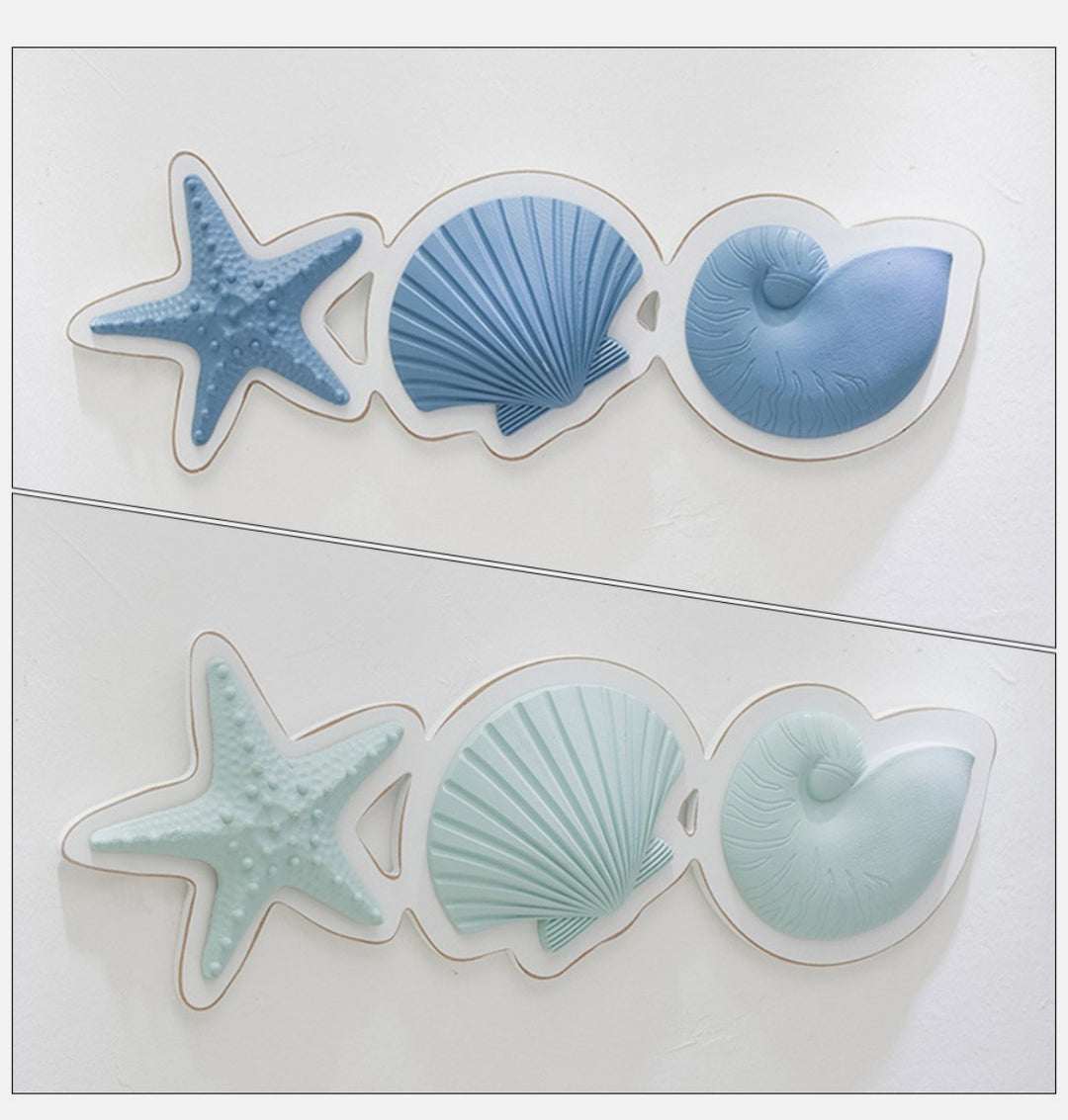 Coastal Seashell & Starfish Wall Decor