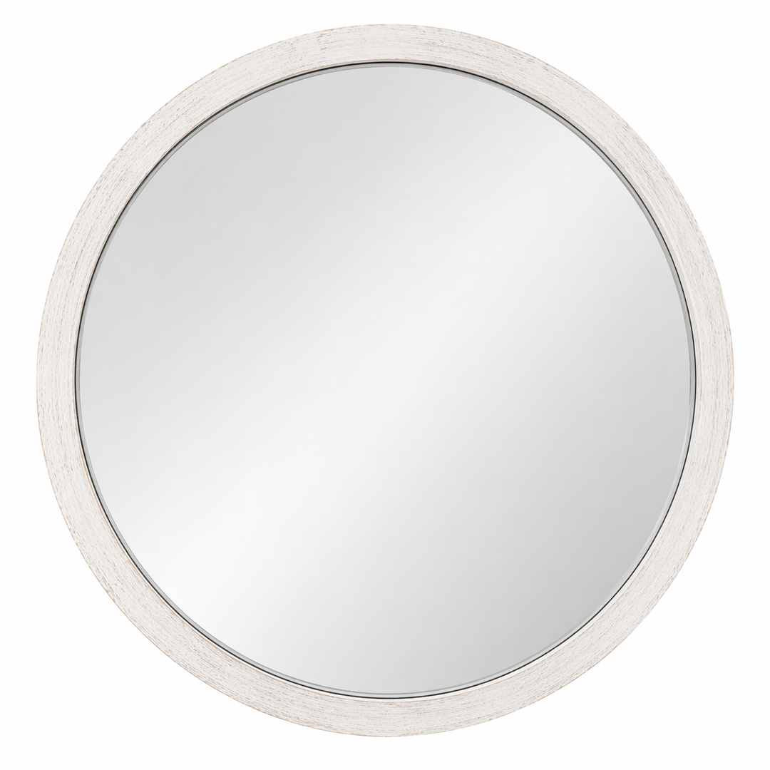 Minimal Coastal Round Mirror