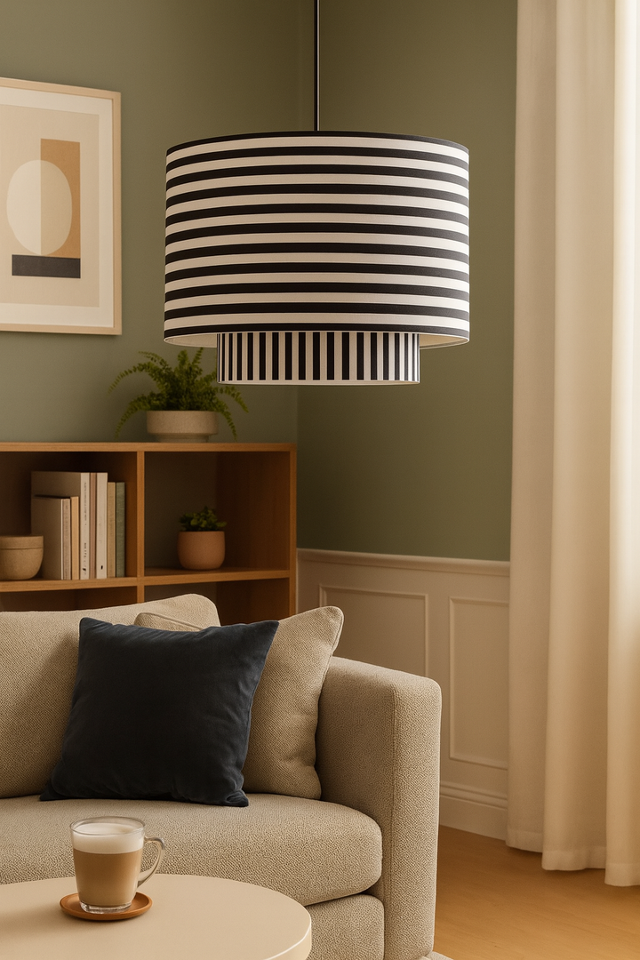 Striped Modern Pendant Light