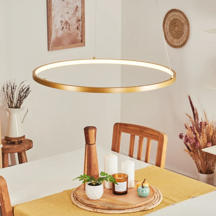 Modern Circular LED Pendant Light